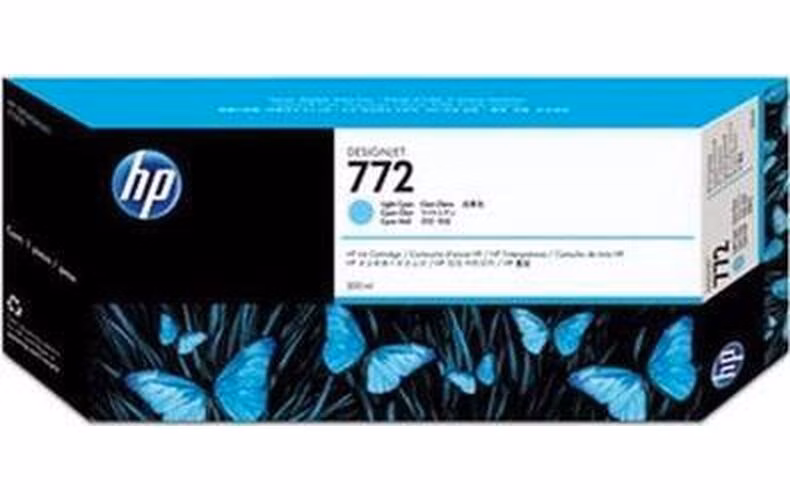 HP Ink Cartridge 772/Light Cyan/300 ml