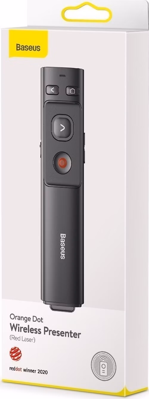 Baseus Prezentér Orange dot šedý