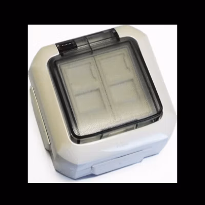 ABB Dátová zásuvka OUTDOOR IP54 STP CAT5E 2xRJ45
