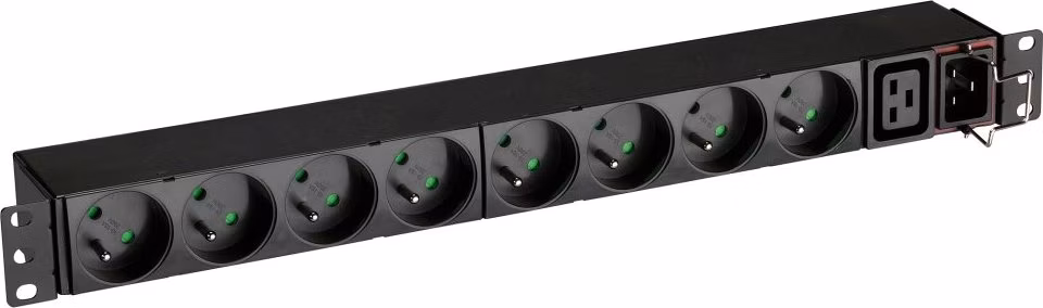 Eaton FlexPDU 19",  výstup 8x FR zasuvky, vstup IEC 16A, 230V