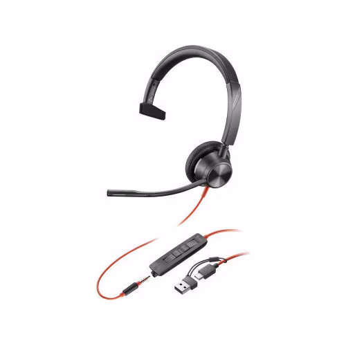 HP Poly BW 3315 USB-C HS +3.5mmP +USB-C/A