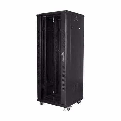 LANBERG Volně stojící skříň 19" 32U/600x600 (v rozloženém stavu) černá (RAL9004)