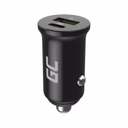 Green Cell Nabíječka do auta 38W GC PowerRide Nano38 s USB-C USB-A Power Delivery a rychlonabíjením Ultra Charge