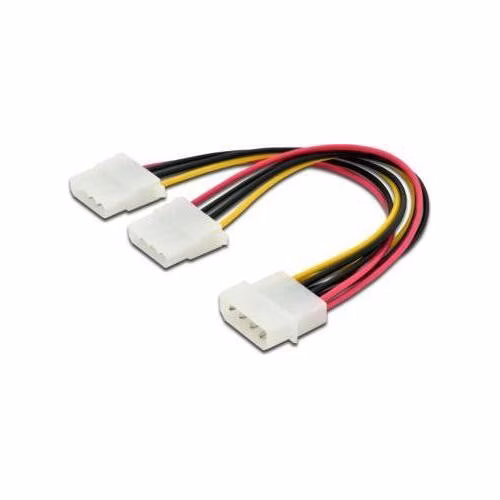 Digitus rozdvojka napájení Molex 4-pin -> 2x Molex 4-pin, délka 0,2m