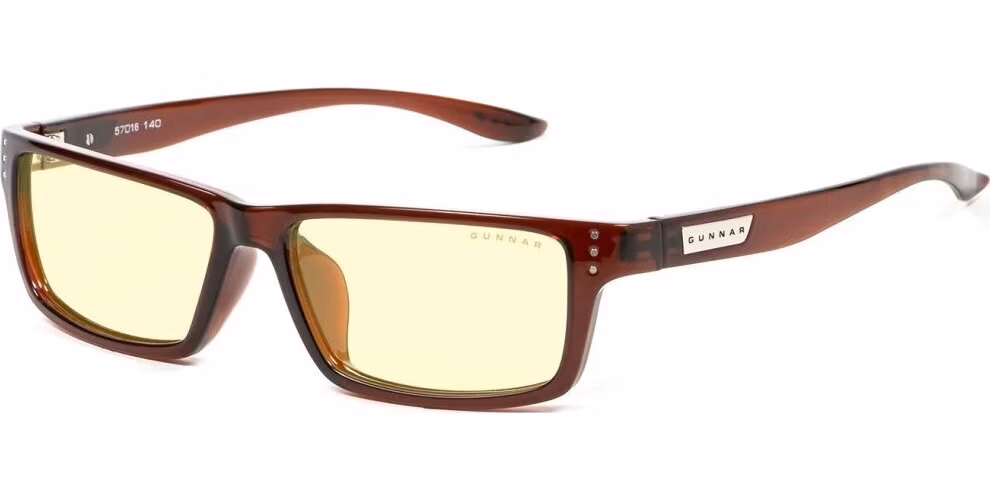 GUNNAR kancelářske/herní brýle RIOT ESPRESSO jantarová skla BLF 65 GUNNAR focus