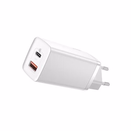 Baseus CCGAN2L-B02 GaN2 Lite Quick Nabíjačka USB + USB-C 65W White