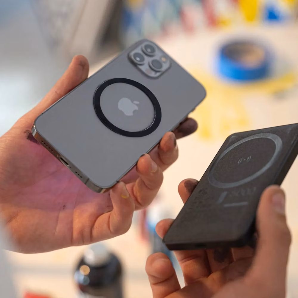 Mophie Snap adaptér (2x magnetický kruh) - čierny