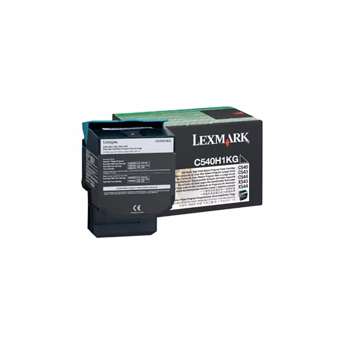 Lexmark C540, C543, C544, X543, X544 2.5K Black HY RP Toner Cart
