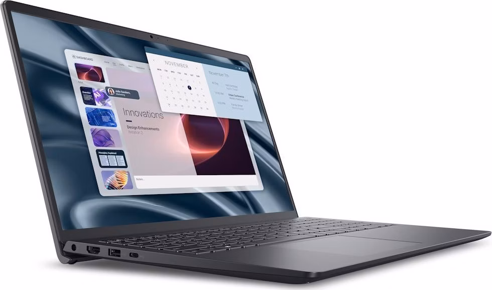 DELL Pro 15 Essential PV15250/ Core 3-100U/ 8GB/ 512GB SSD/ 15.6" FHD/ FPR/ W11Pro/ 3Y PS on-site/ bez adaptéru