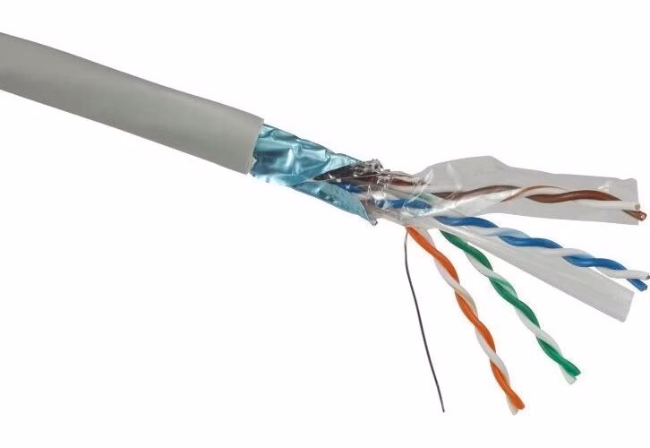 Solarix Kabel FTP drát c6 500m PVC