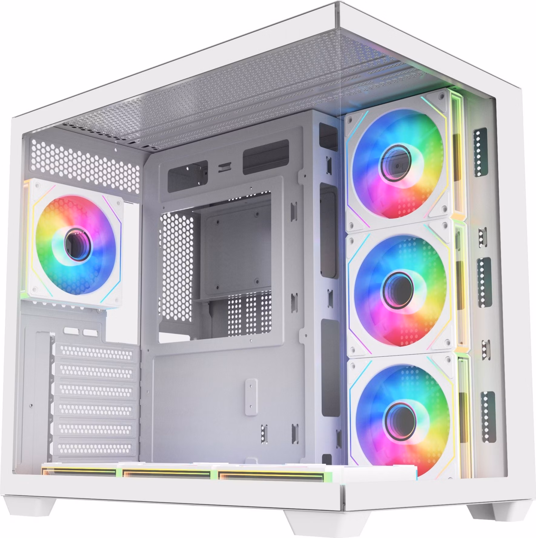 FSP M341-WA/Midi Tower/Transpar./Biela
