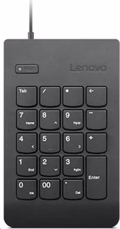 LENOVO klávesnice drátová USB Numeric Keypad Gen II, černá