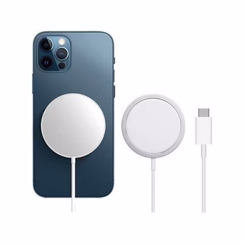 1stCOOL bezdrátová QI nabíječka 15W, přenosná, magnetická, MagSafe kompatibilní, bílá