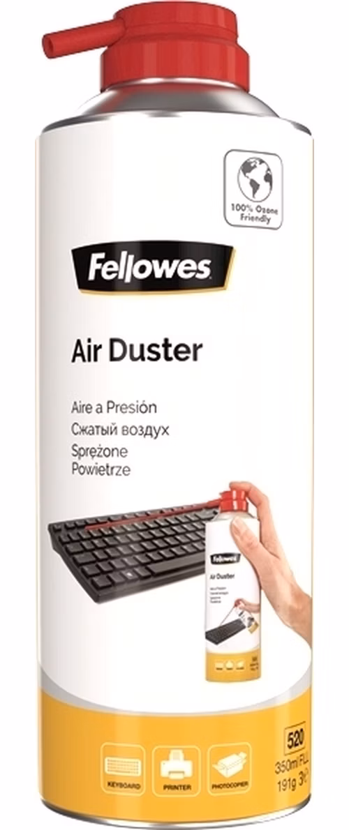 FELLOWES stlačený vzduch na čištění, použití v libovolné poloze 200 ml