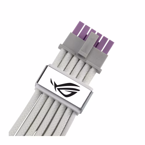 ASUS ROG-EQUALIZER 12V-2x6 PCI-E napájecí kabel, 750mm, bílá