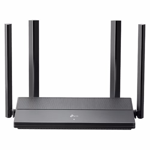 AX1500 Dual-Band Wi-Fi 6 Router SPEED: 300 Mbps at 2.4 GHz + 1201 Mbps at 5 GHz SPEC: 4x Antennas, Single-Core CPU, 1 x