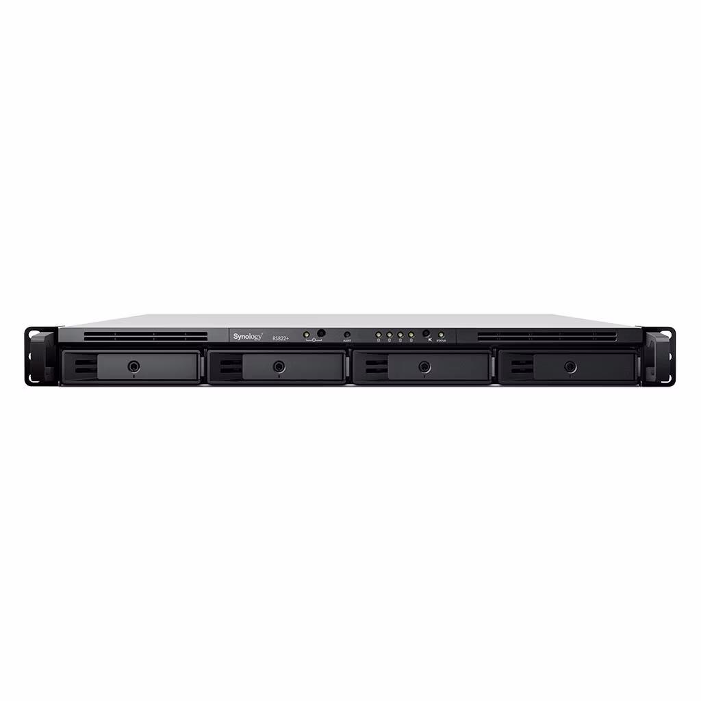 BAZAR - Synology RS822+ RackStation (4C/RyzenV1500B/2,2GHz/2GBRAM/4xSATA/2xUSB3.2/4xGbE/1xPCIe) - poškozený obal