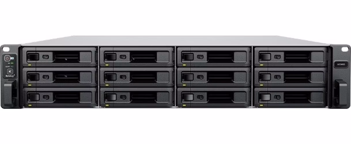 Synology UC3400 Xeon D-1541, 8 GB DDR4, 12xSAS, 1x10GbE + 2x 1GbE LAN