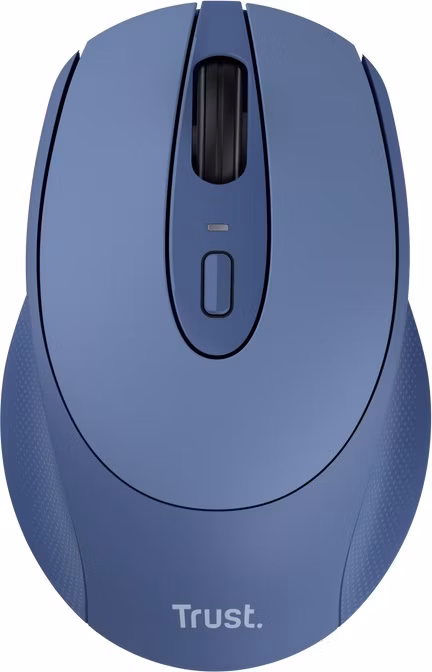 Trust Zaya/Kancelářská/Optická/1 600 DPI/Bezdrátová USB/Modrá