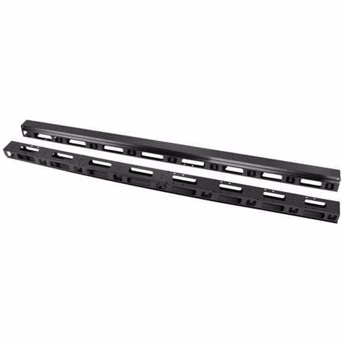 Lanberg VERTICAL CABLE MANAGEMENT PANEL 42U FOR 19" FREE-STANDING CABINETS 2PCS BLACK