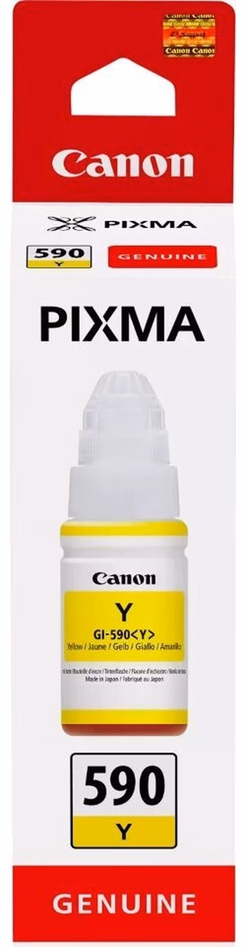 Canon inkoustová lahvička GI-590 Y žlutá