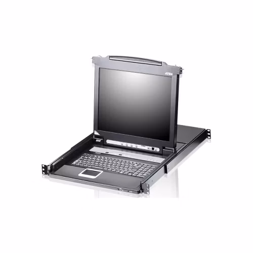ATEN CL5716N SINGLE RAIL 16P PS/2-USB LCDKVMP 19INCH W/LED LIGHT/USA KB/EU