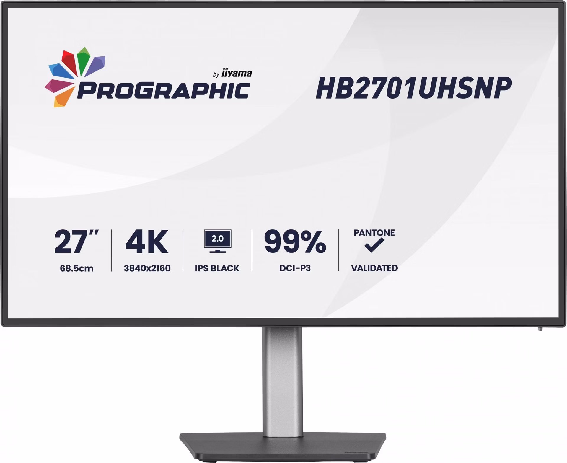 iiyama ProGraphic/HB2701UHSNP-B1/27"/IPS/4K UHD/60Hz/4ms/Čierna/3R