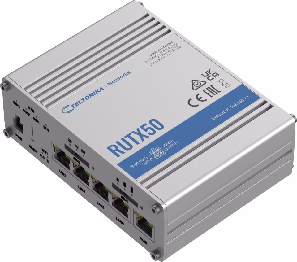 Teltonika Industrial 5G Router - RUTX50