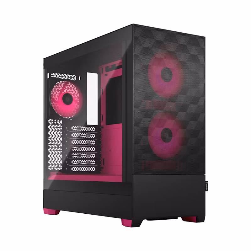 Fractal Design Pop Air RGB Magenta Core TG Clear Tint/Midi Tower/Transpar.