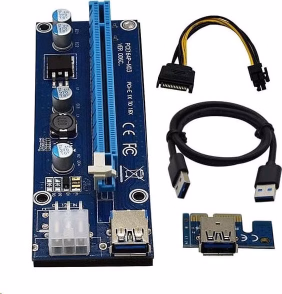 !! AKCE !! C-TECH PCI-Express riser RC-PCIEX-01C