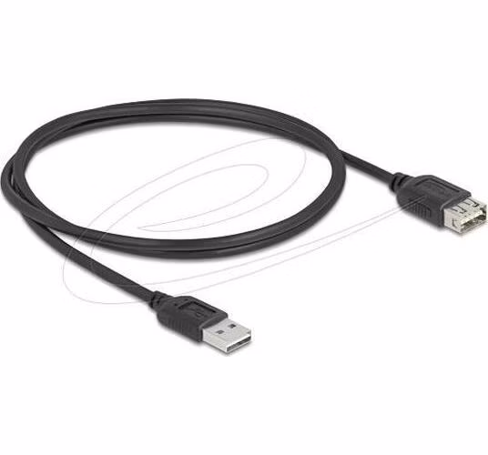 Delock USB 2.0 prodlužovací kabel EASY USB Type-A samec na EASY USB Type-A samice 1 m, černý