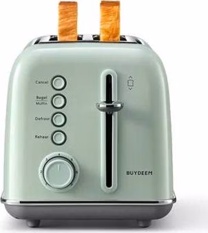 BUYDEEM Hriankovač na 2 plátky, model DT620E, farba zelená, EU