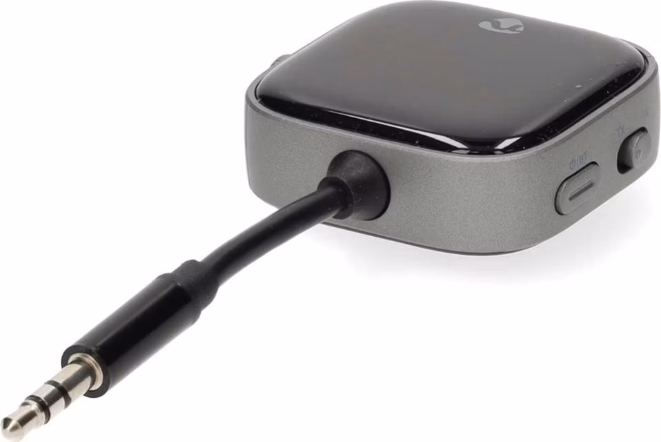 Nedis BTTC2550BK - Bluetooth® Transceiver | Maximální doba přehrávání na baterie: 13 hod | Černá
