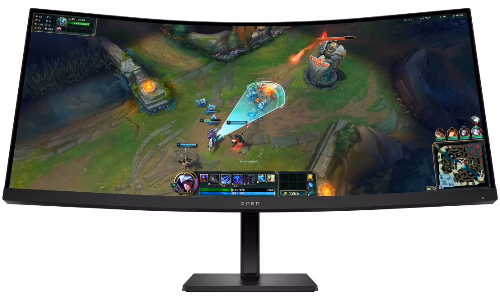HP OMEN 34c G2/ 34"/ 3440x1440/ VA/ 1ms/ 400 cd/m2/ 3000:1/ HDMI/ DP/ jack/ VESA/ černý