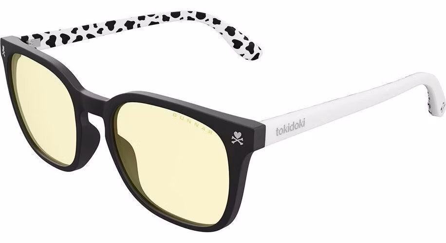 GUNNAR kancelářske/herní brýle MOZZARELLA ONYX/LATTE jantarová skla BLF 65 GUNNAR focus