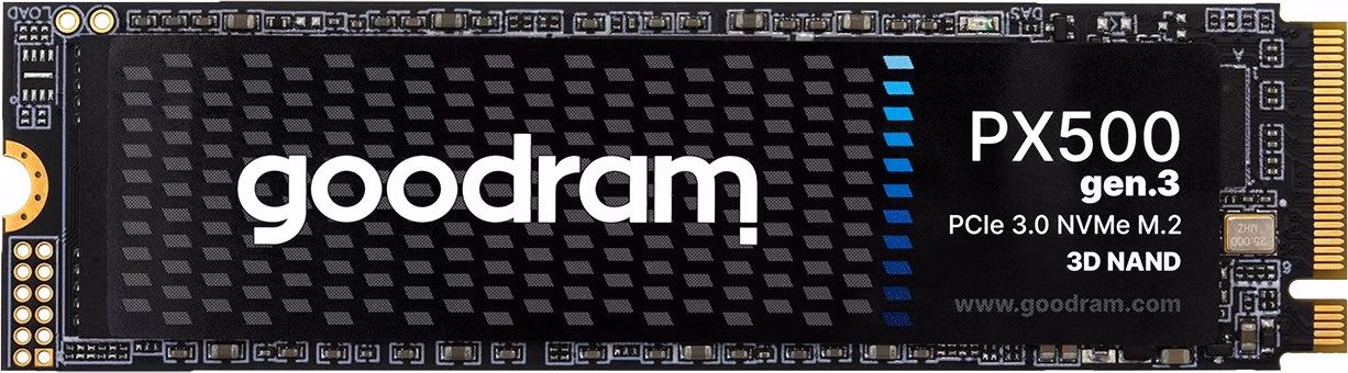GOODRAM SSD PX500 Gen.3 512GB, PCIe Gen3x4, M.2 2280, (R:3200/W:2400MB/s)