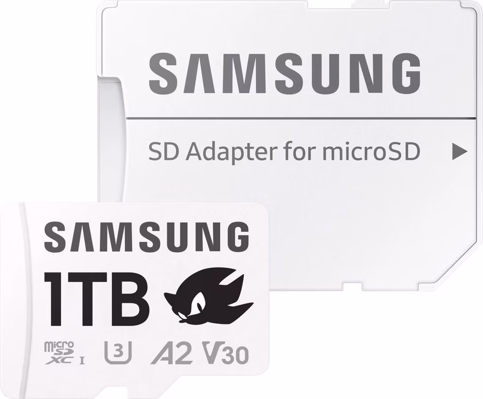 SAMSUNG PRO Plus Sonic the Hedgehog™ microSDXC 1TB + SD Adaptér / CL10 UHS-I U3 / A2 / V30