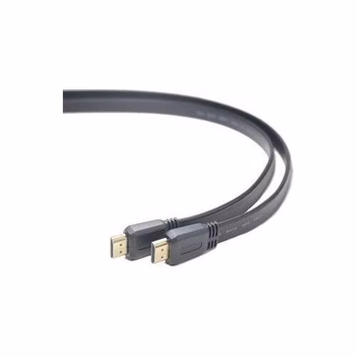 PREMIUMCORD HDMI High Speed + Ethernet plochý kábel, pozlátené konektory, 3 m