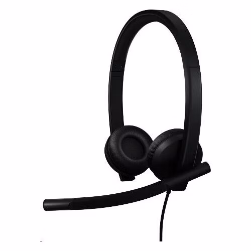Logitech® H570e USB Headset Stereo (Teams version) headset - BLACK - USB-A