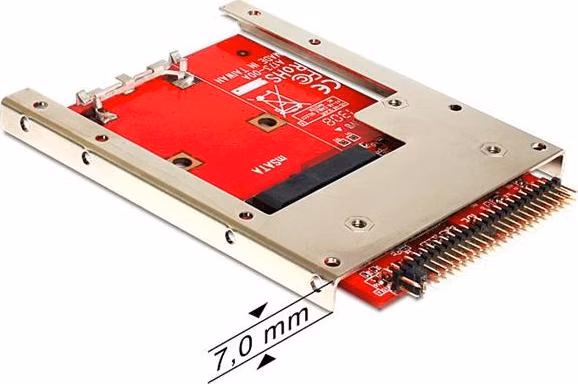 Delock adaptér IDE 44 pin na mSATA s 2,5" rámečkem (7mm)