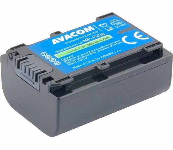 AVACOM Náhradní baterie Sony NP-FV50 Li-Ion 7.4V 700mAh 5.2Wh