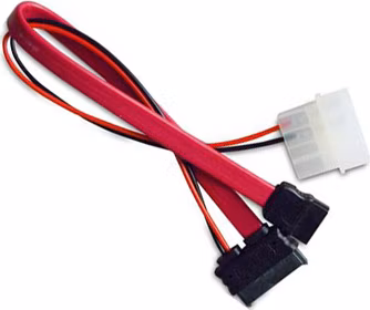 AKASA - slimline SATA na SATA dáta a power - 40 cm