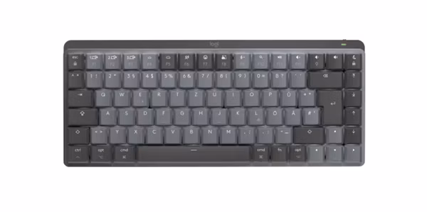 Logitech® MX Mechanical Mini for Mac Minimalist Wireless Illuminated Keyboard - SPACE GREY - US INT'L - EMEA