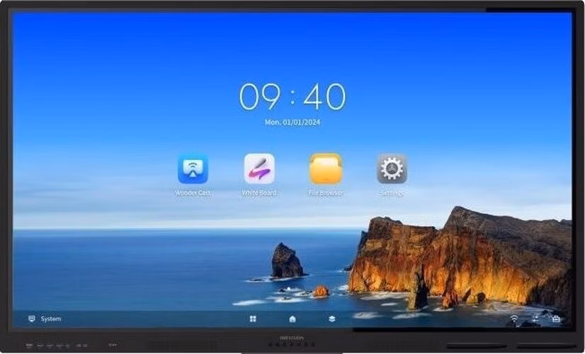 HIKVISION interaktivní dotykový panel 86", 4K, Android 13, 8GB, 64GB storage, 40 points ,infrared, Type-C*1, HDMI , BT