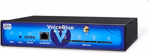 2N VoiceBlue Next 4xUMTS Telit, PoE, Adapter:12V WW plug