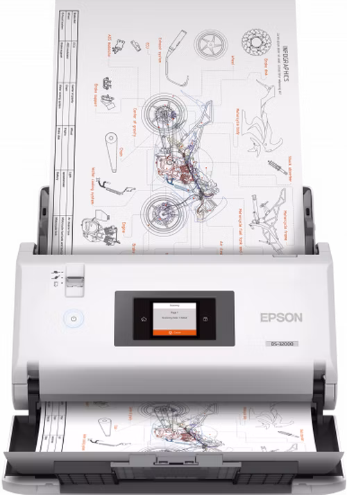 EPSON skener WorkForce DS-32000 - A3/90 Str./min/600x600dpi/DADF/USB3.0