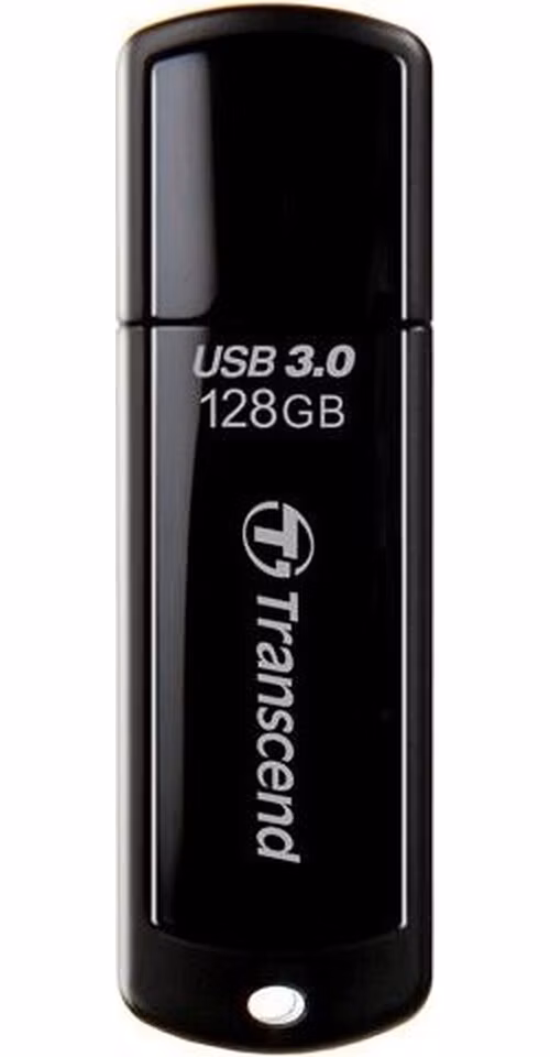 TRANSCEND Flash disk 128GB JetFlash®700, USB 3.0 (R:90/W:40 MB/s) čierna