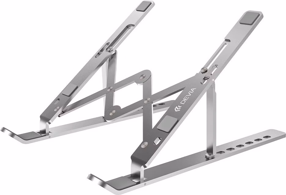 Devia Pro1 Multi-function Folding Stand For Tablet/Laptop - Silver