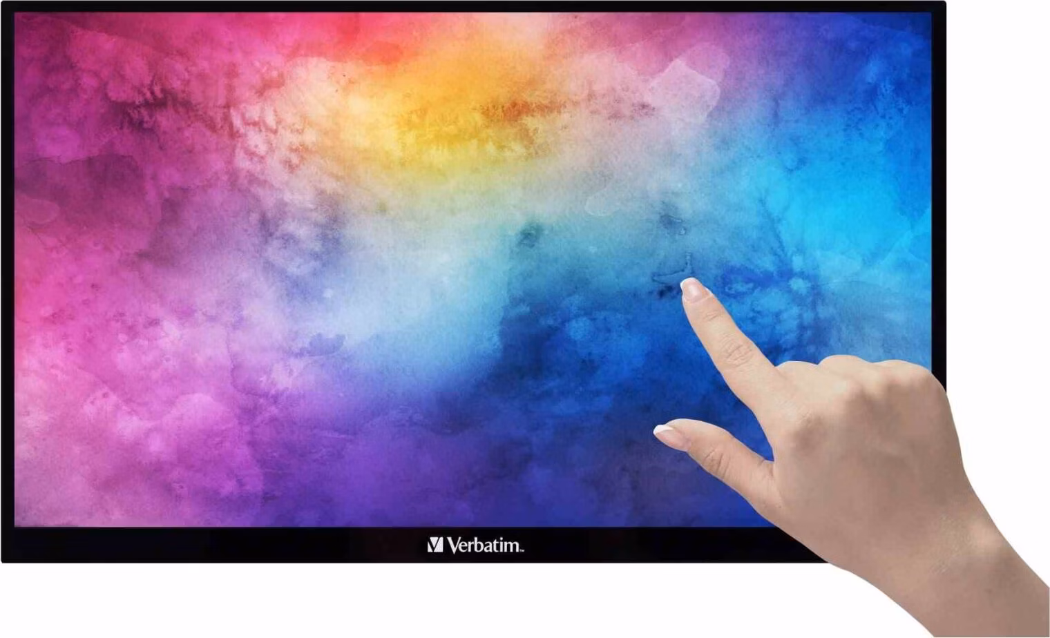 Verbatim PMT-15 Portable Touchscreen Monitor 15.6" Full HD 1080p Metal Housing Přenosný dotykový monitor