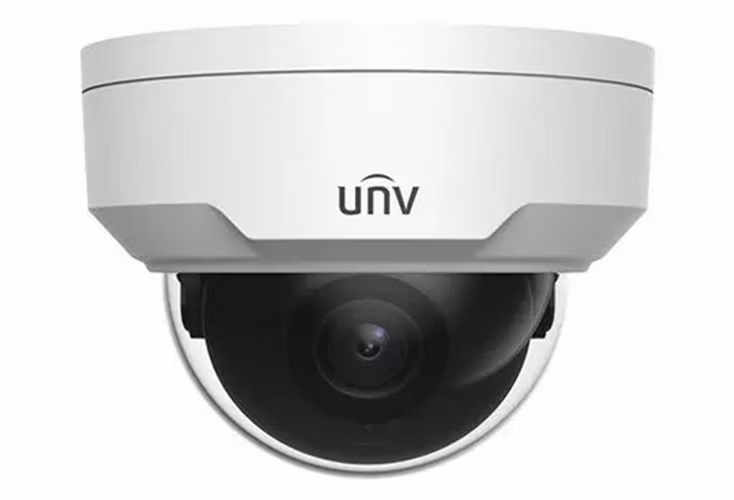 UNIVIEW IP kamera 2688x1520 (4 Mpix), až 30 sn/s, H.265, obj. 2,8 mm (101,1°), PoE, Smart IR 30m, WDR 120dB, Micro SDXC, antivand